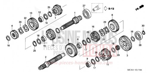 BOITE DE VITESSES ST13002 de 2002